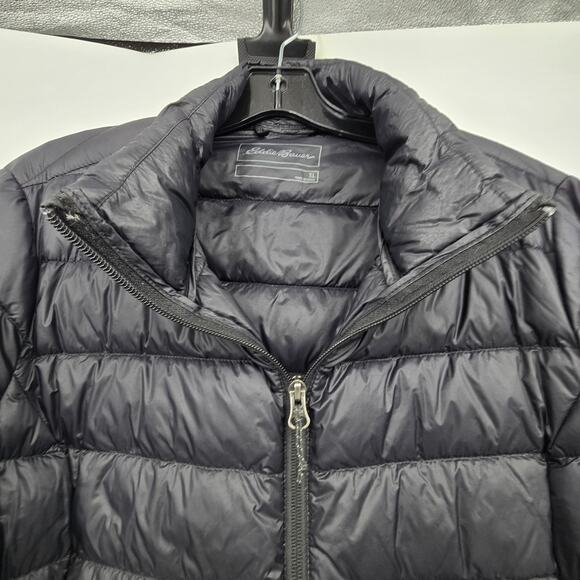 Eddie Bauer CirrusLite Down Puffer Jacket Women XL Black Warm Winter Ski Outdoor - Picture 5 of 14